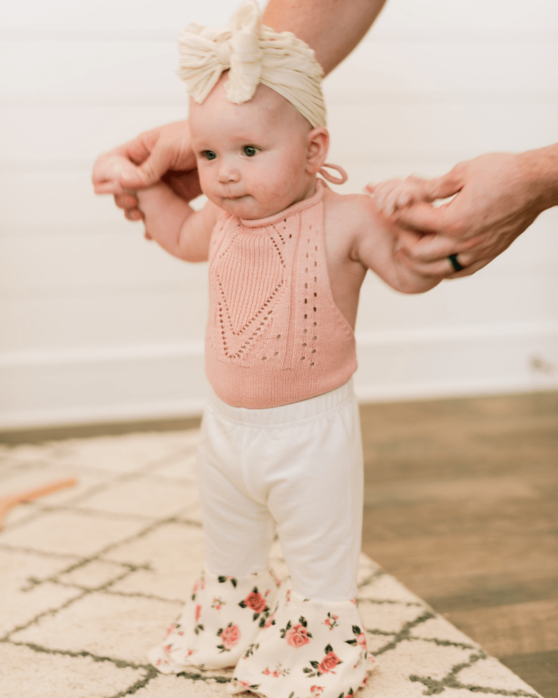 Drake Halter Romper - Candy Pink