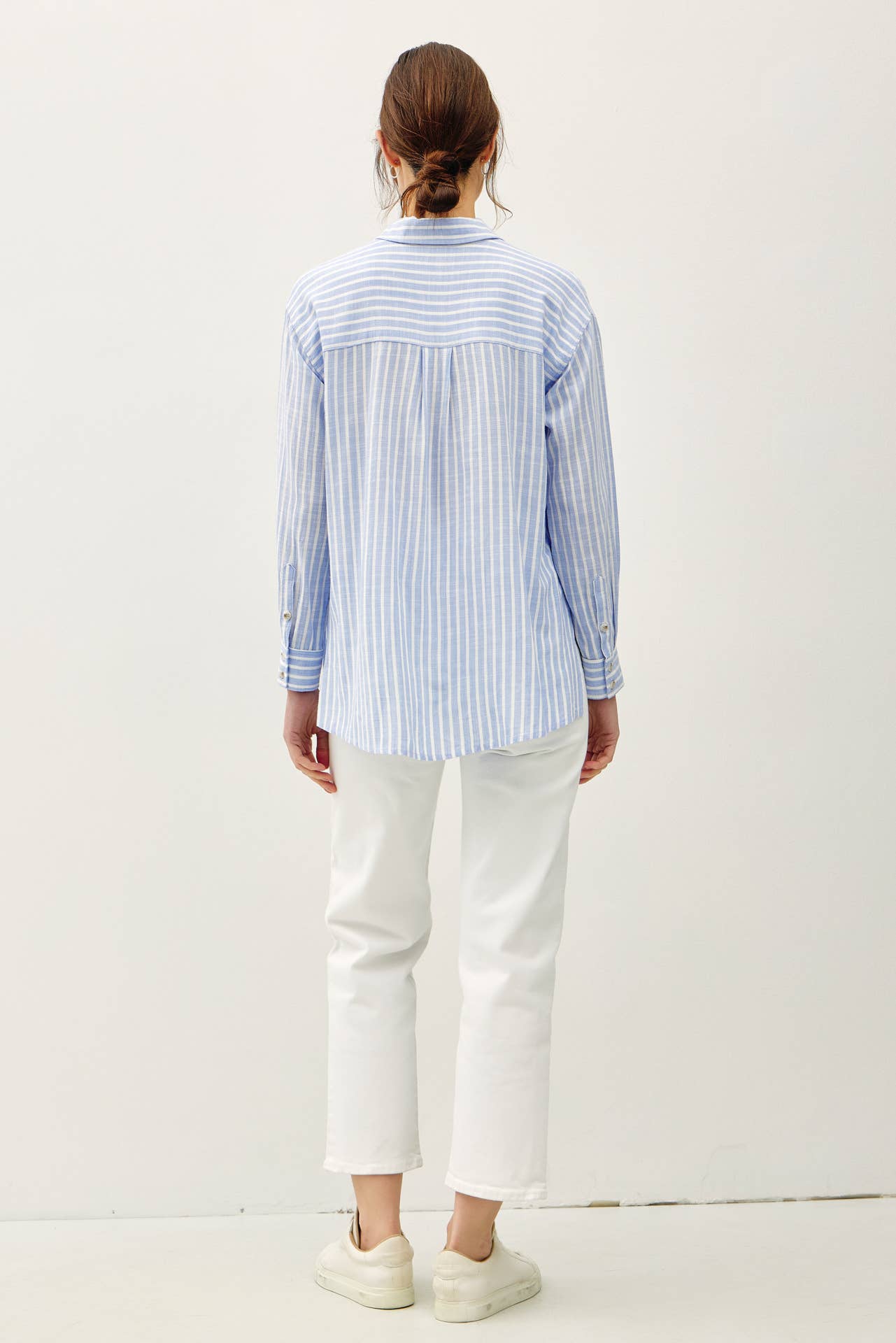 Stripe Natural Buttondown