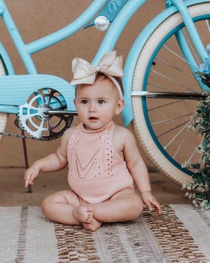 Drake Halter Romper - Candy Pink
