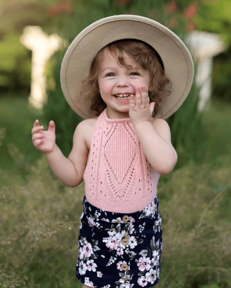 Drake Halter Romper - Candy Pink