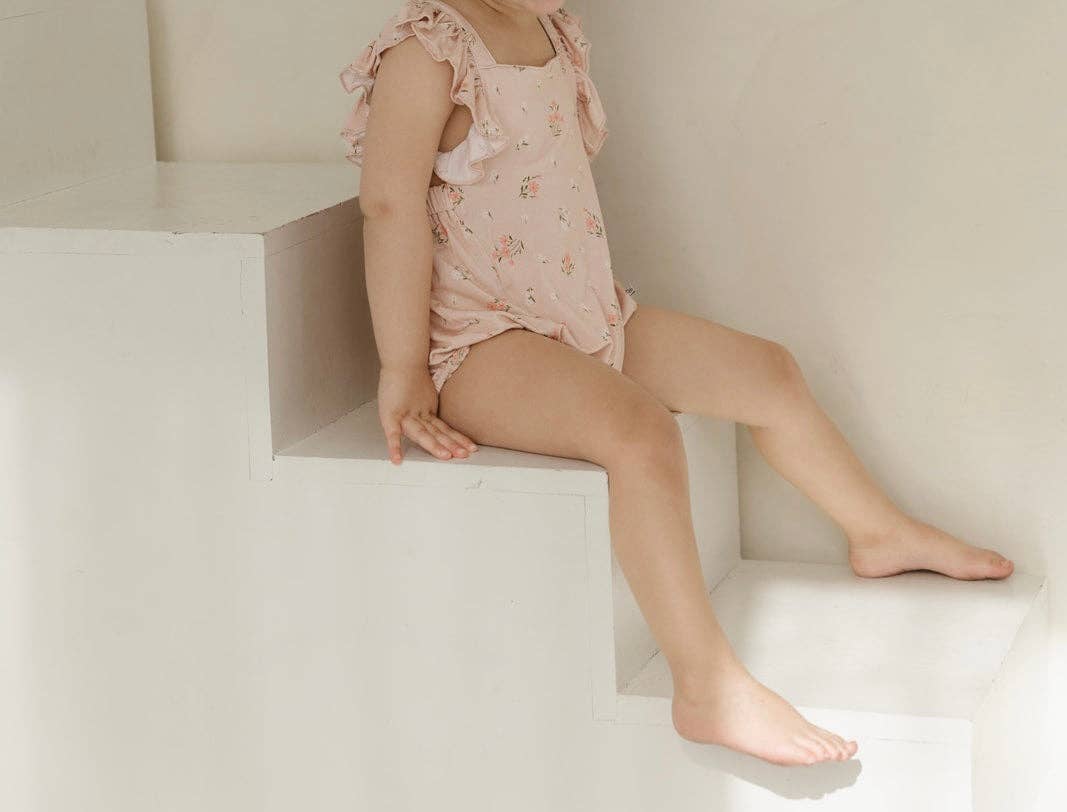 Clara Floral Ruffle Romper