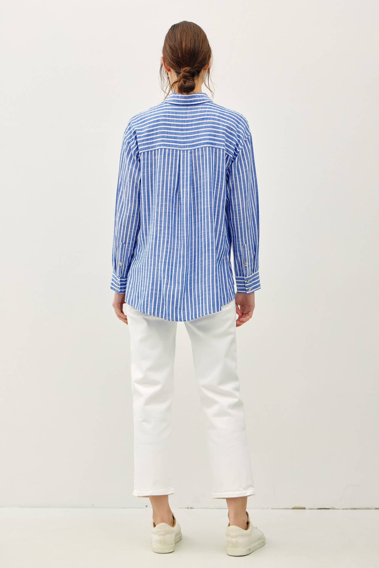 Stripe Natural Buttondown