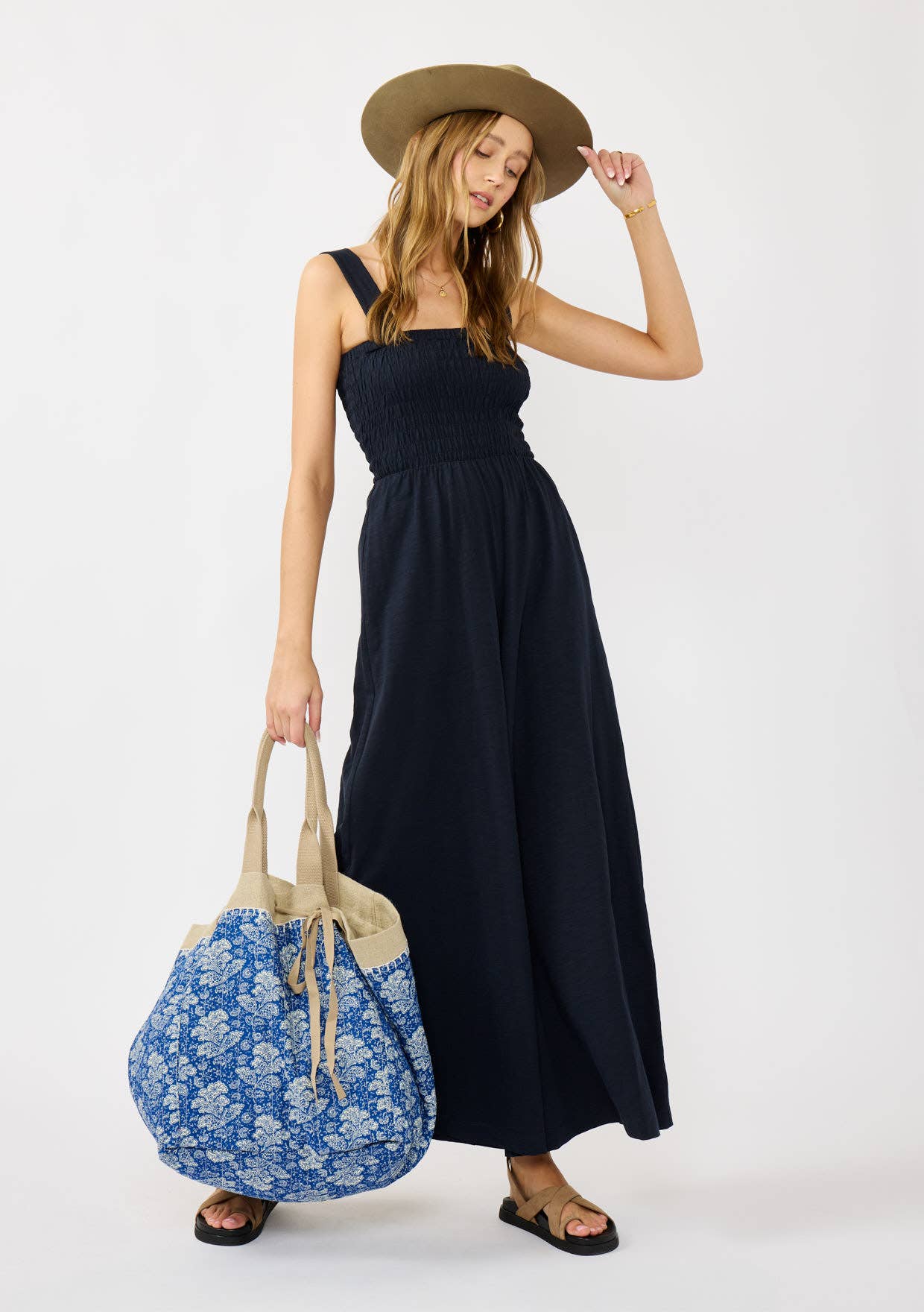 Navy Jumpsuit