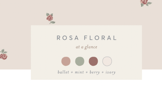 Organic Rosa Floral June Ruffle Bloomer