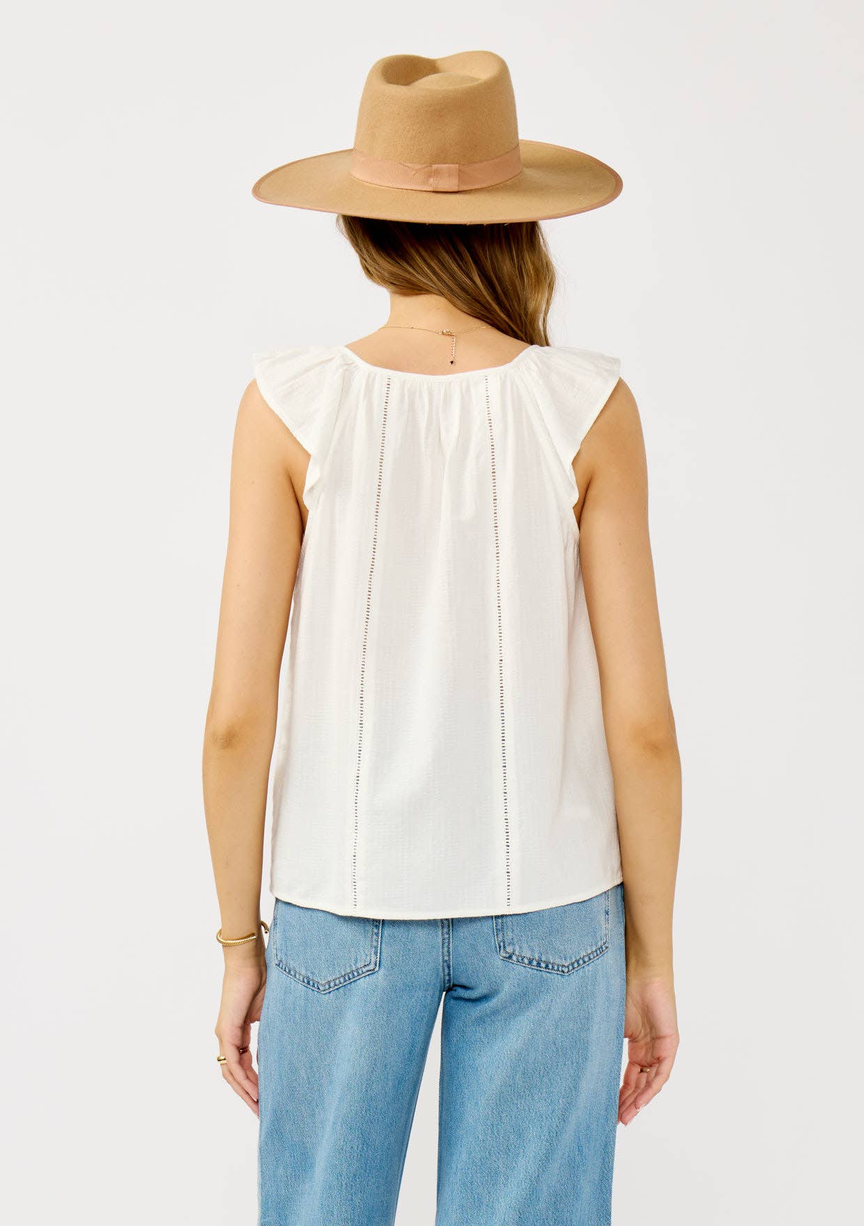 Lace Ruffle Top