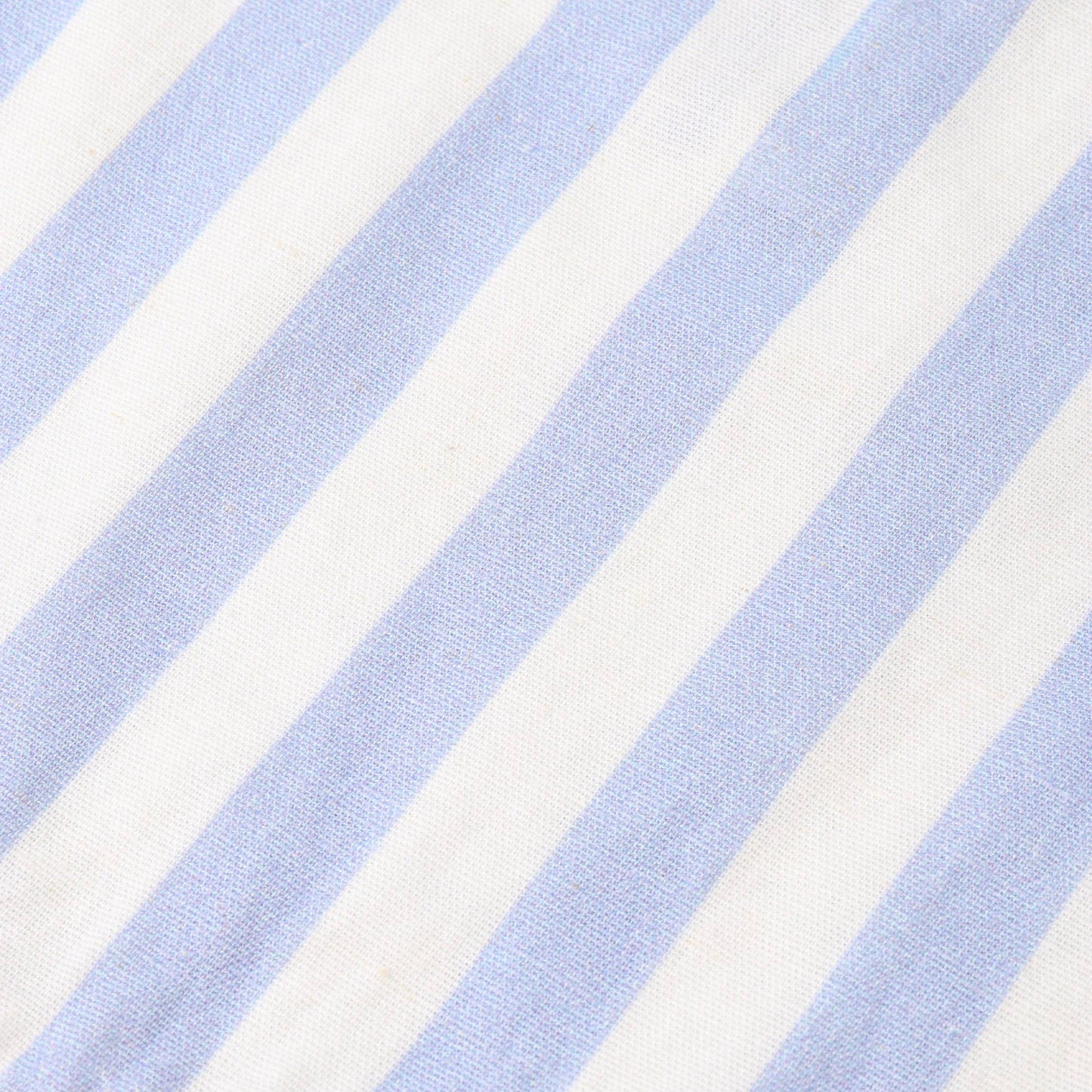 Organic Collared Romper - Blue Stripes