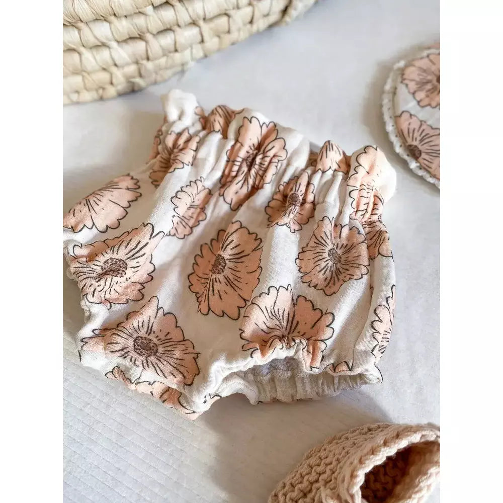 Summer Floral Baby Bloomers