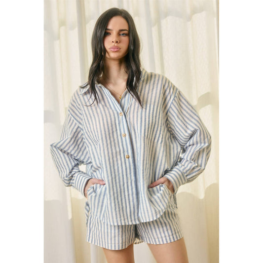 Harbor Breeze Button Down