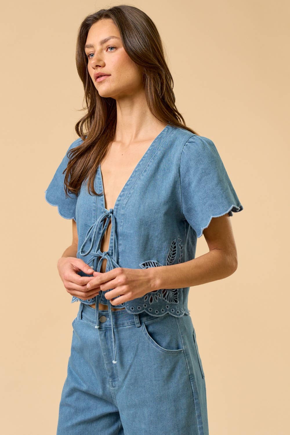 Breeze Denim Top