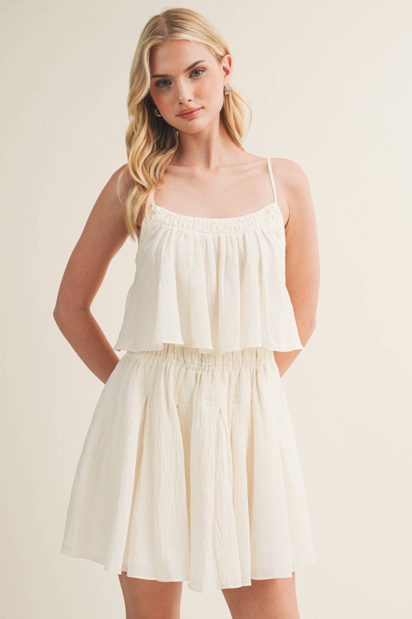 Wren Textured Mini Dress