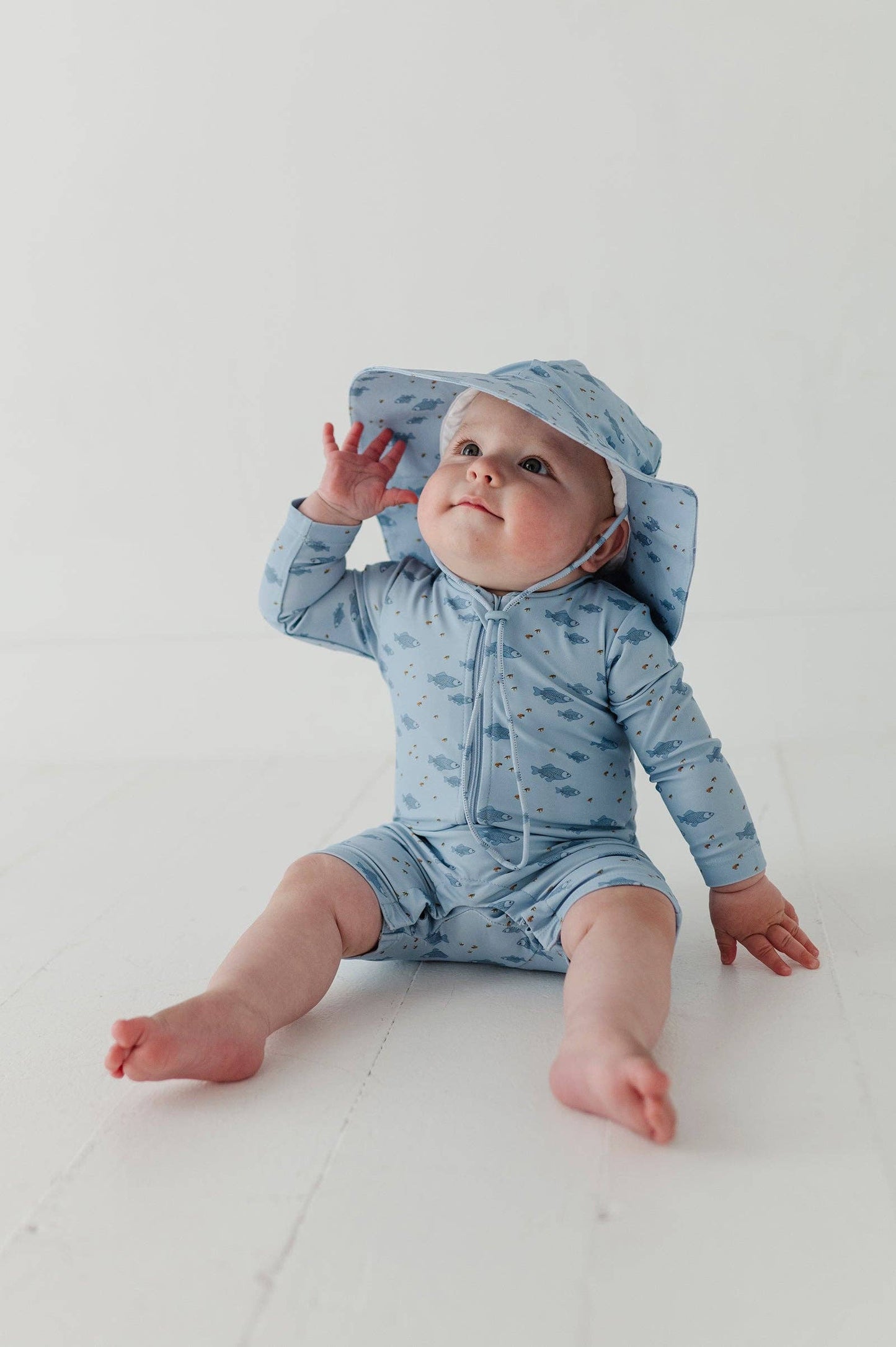 Babysprouts Baby One-Piece Rash Guard Swimsuit