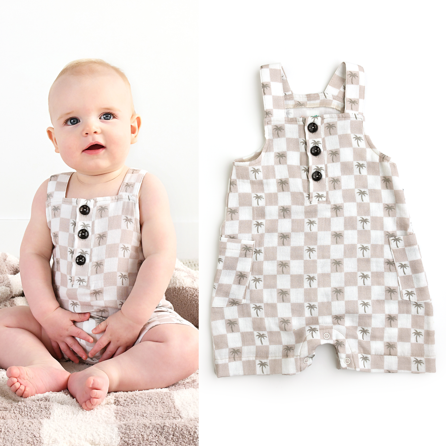 Beau Palm Tree Overall