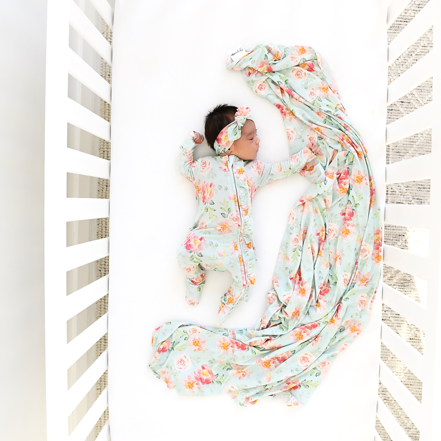 Mae Floral Ruffle Zip