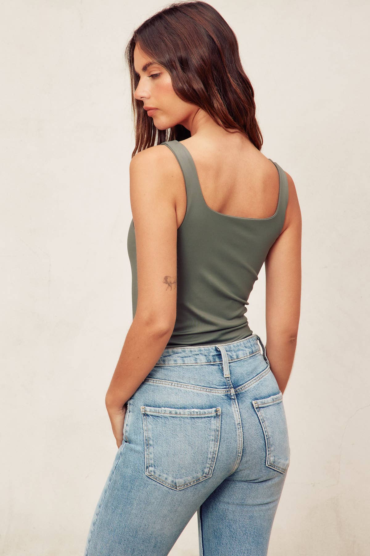 FT5784 Square Neck Bodysuit