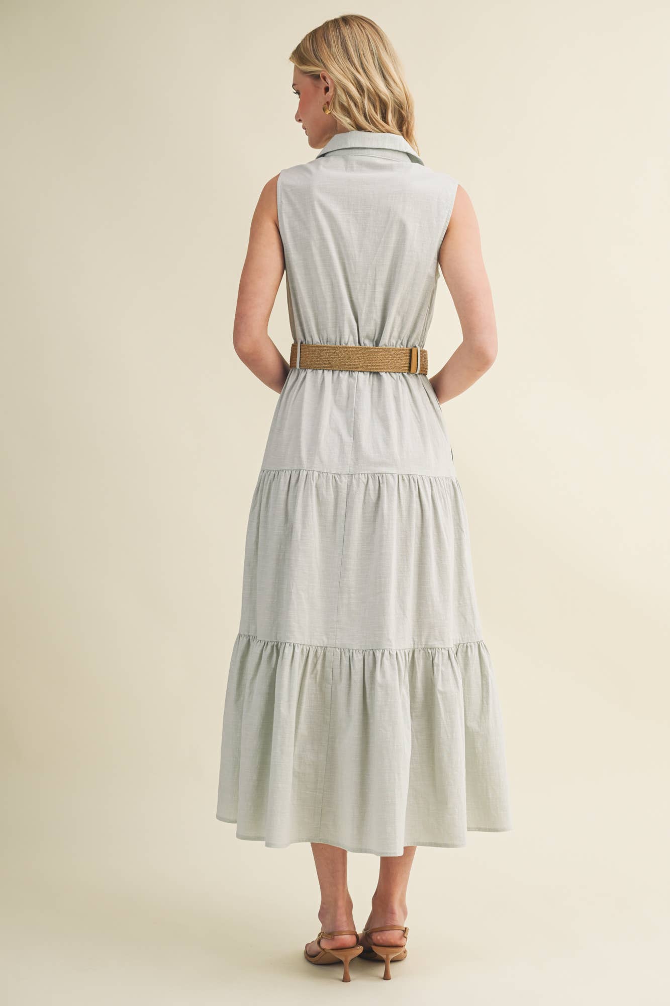 Willow Belted Midi Dress