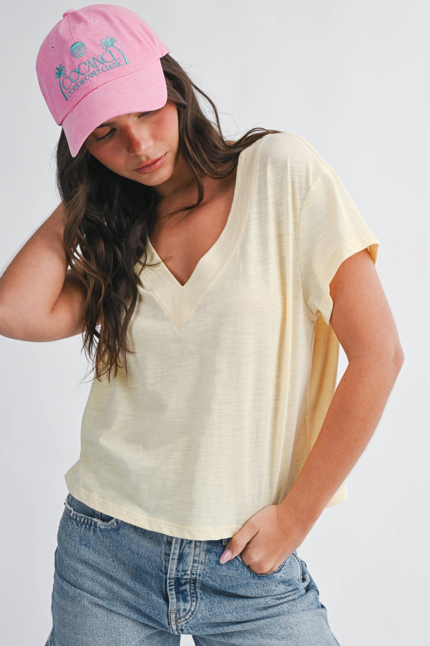 8281DK Til V-Neck Baby Top