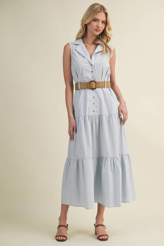 Willow Belted Midi Dress