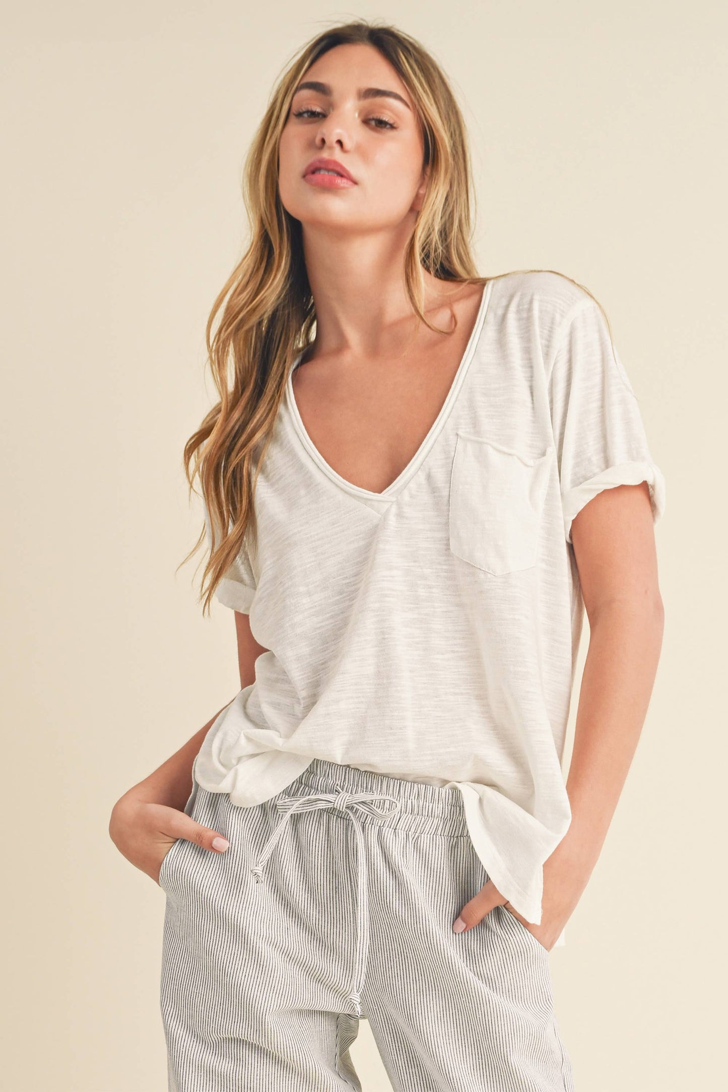 Zoie V-Neck Tee