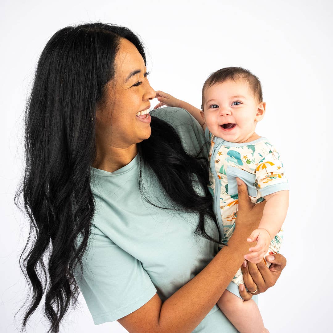 Explore Florida Souvenir Bamboo Baby Shortie Romper Jumpsuit