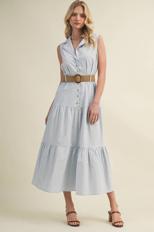 Willow Belted Midi Dress