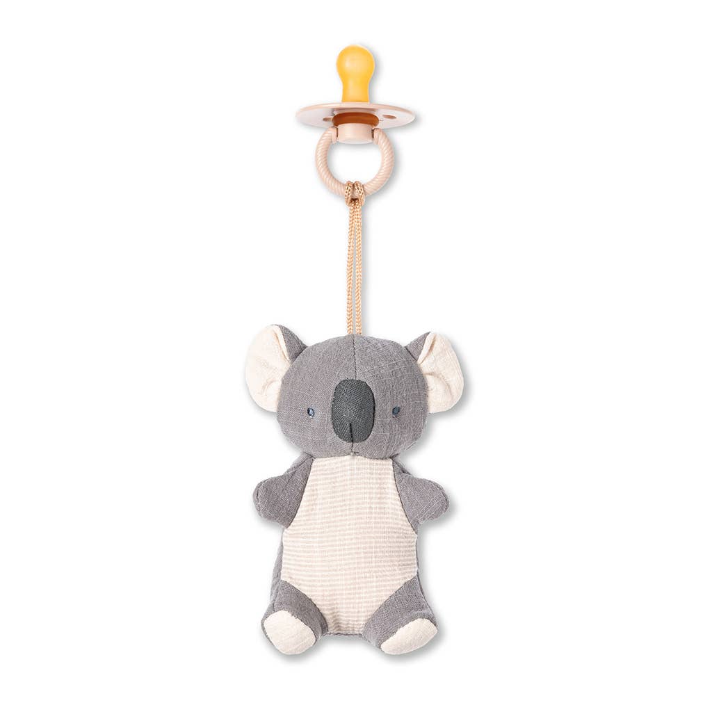 Bitzy Pal Natural Rubber Pacifier & Plush
