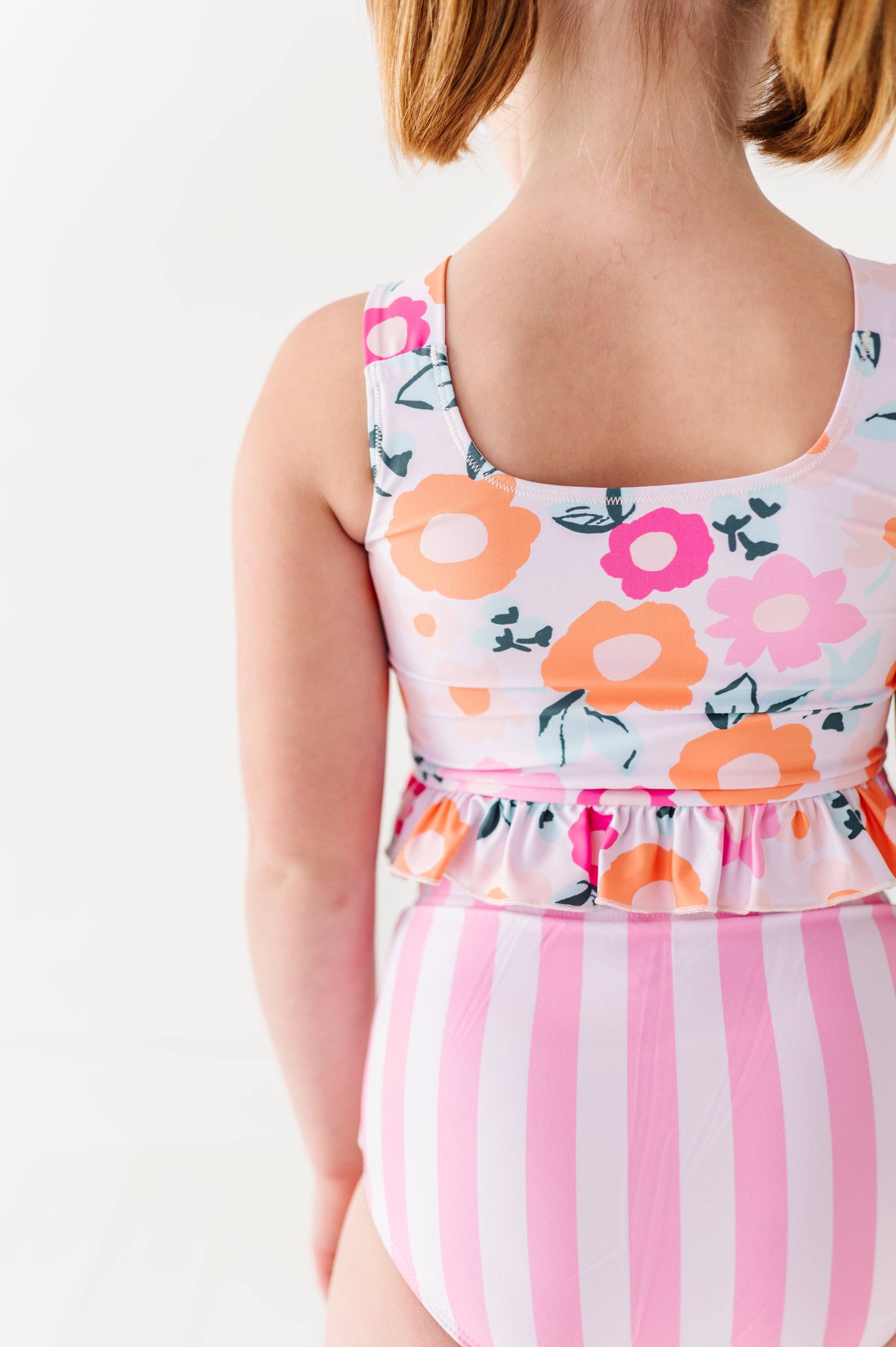 Poppy + Stripes: Ruffle TWO-PIECE Tankini