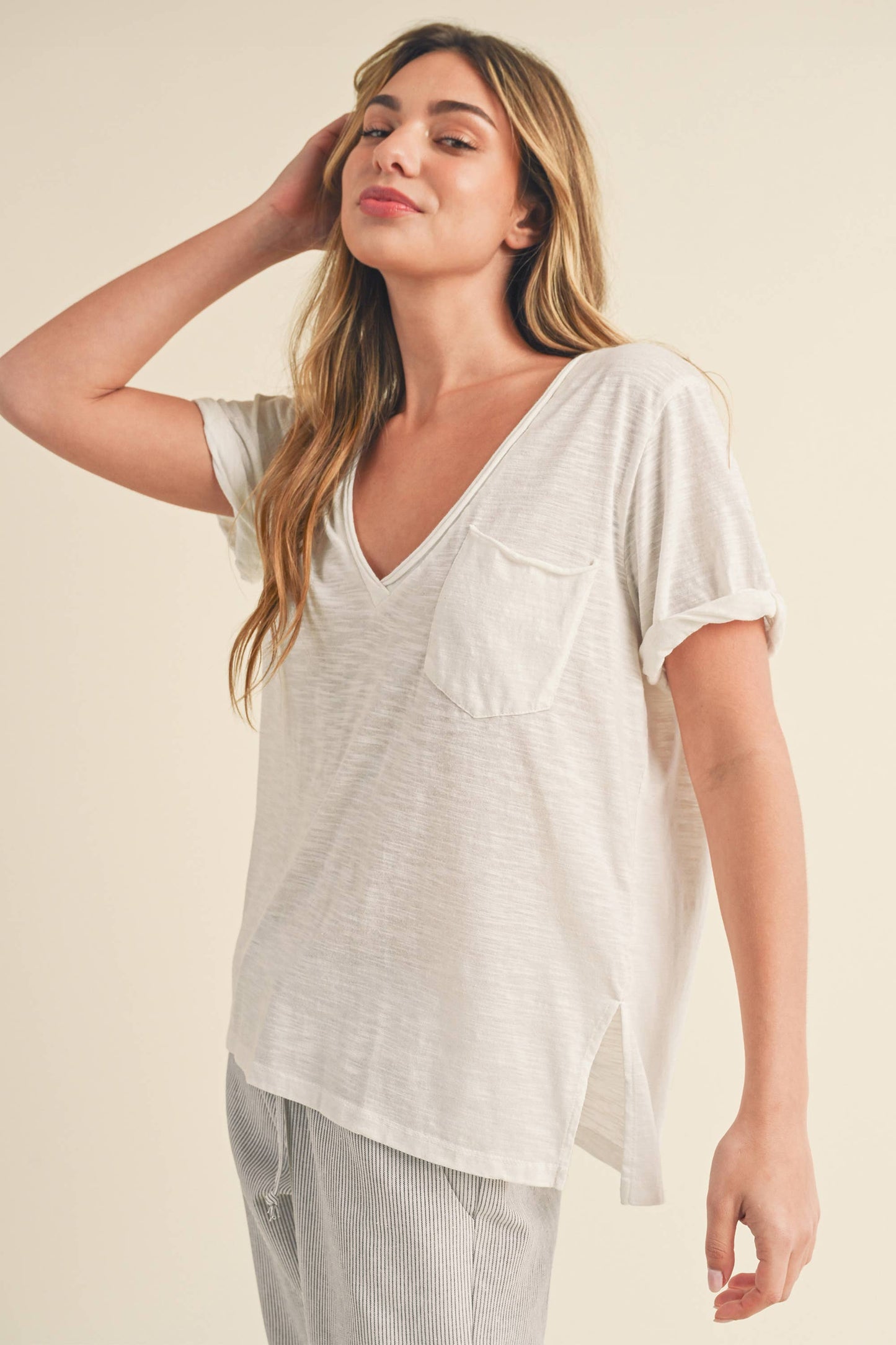 Zoie V-Neck Tee