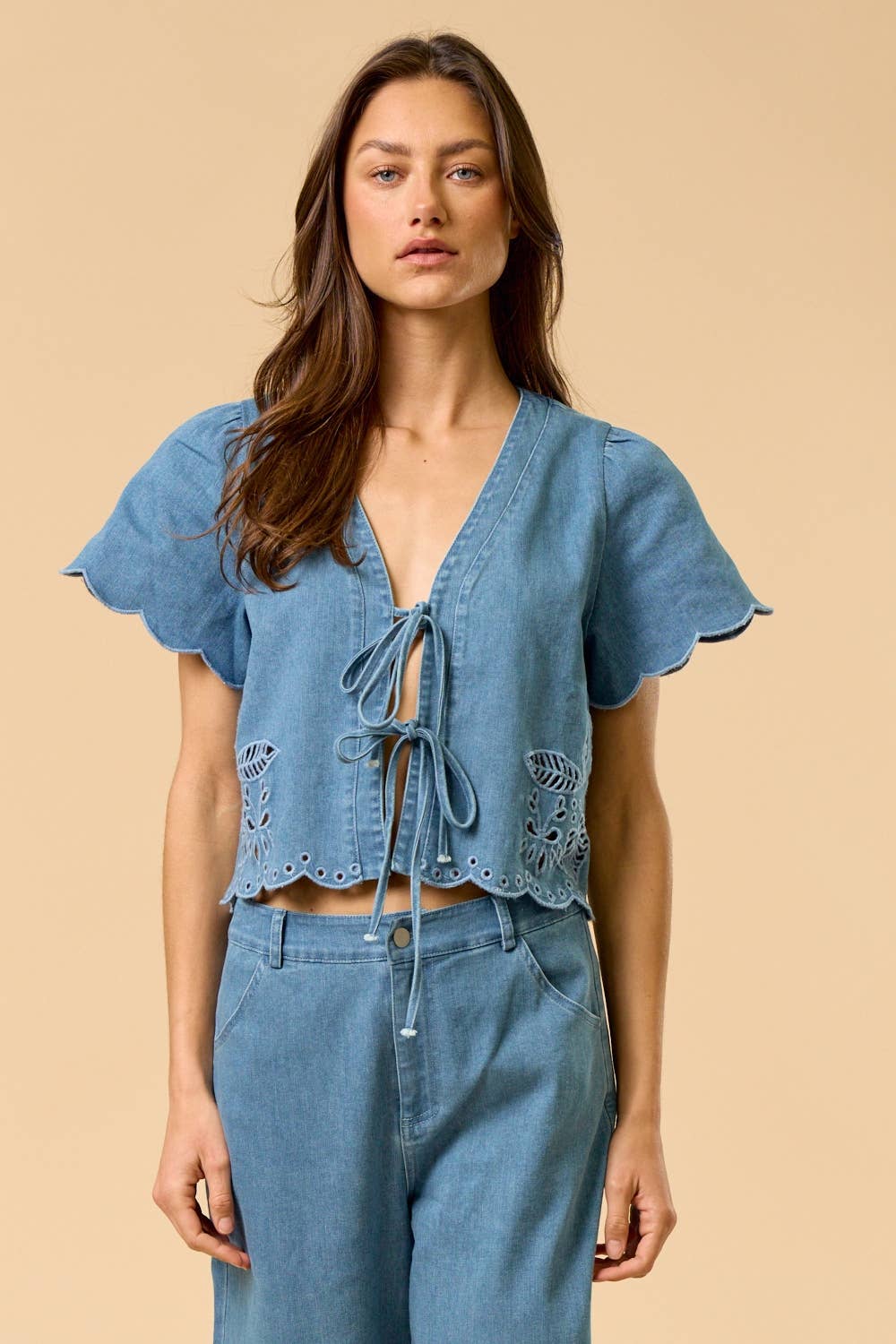 Breeze Denim Top
