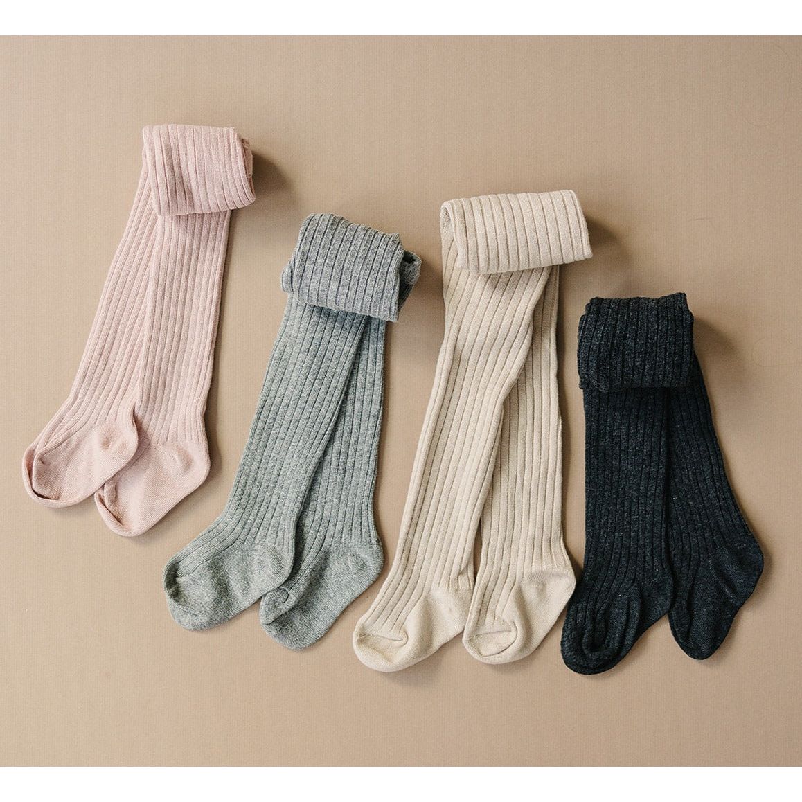 Mebie Baby Ribbed Tights