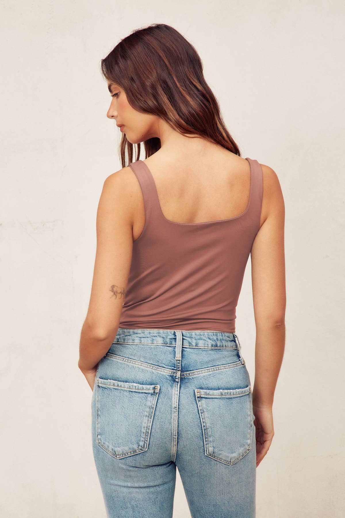 FT5784 Square Neck Bodysuit