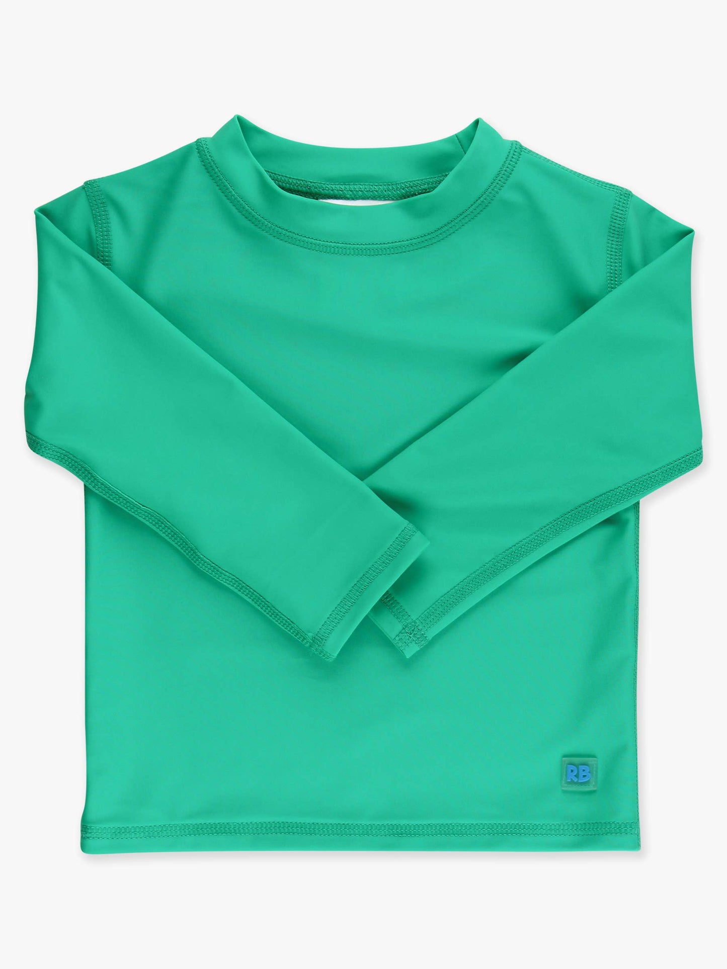 Boys Bright Green Long Sleeve Rash Guard