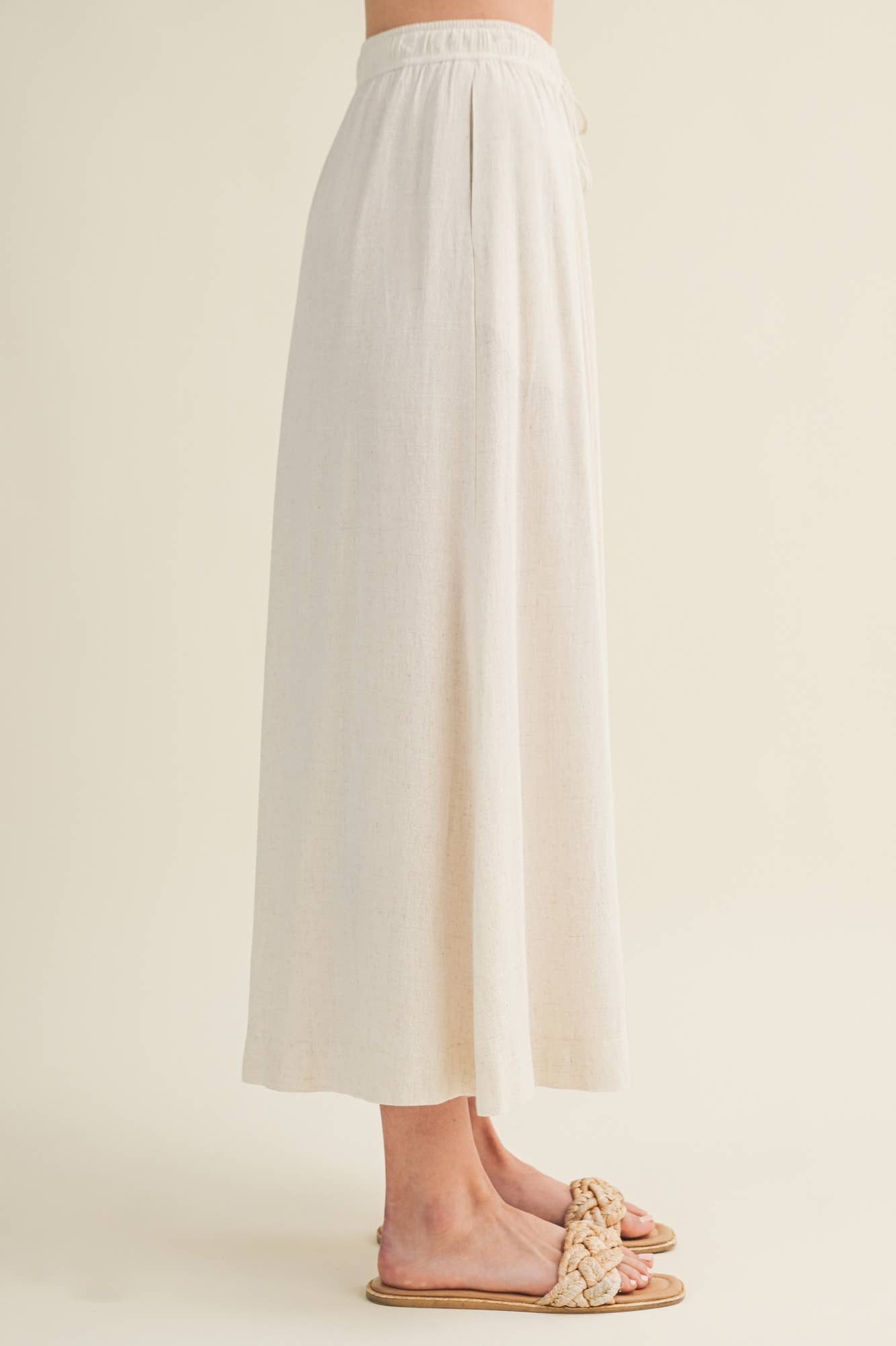 Elara Cropped Wide-Leg Pant