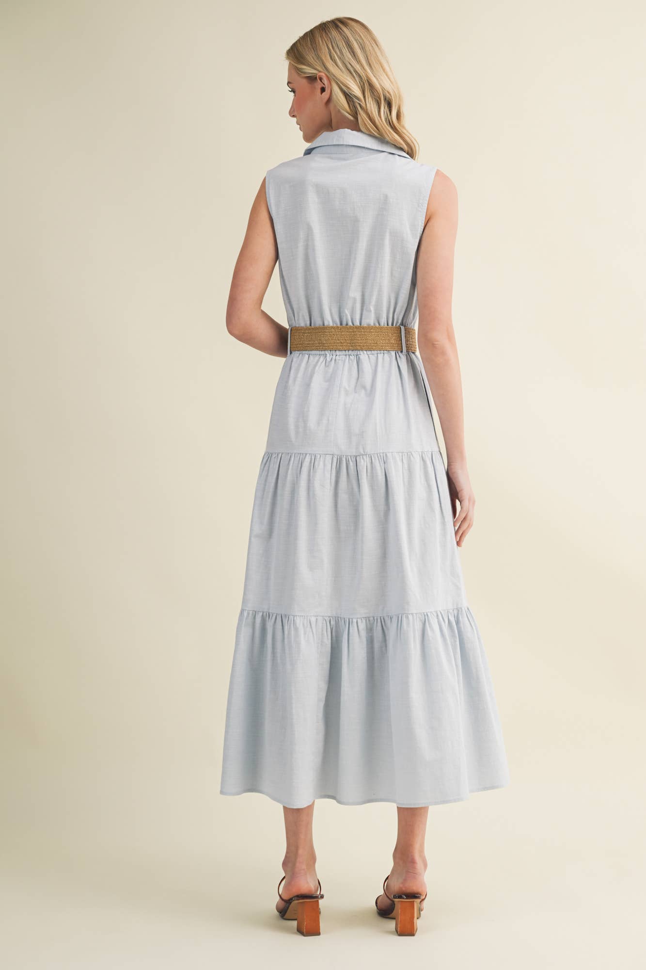 Willow Belted Midi Dress