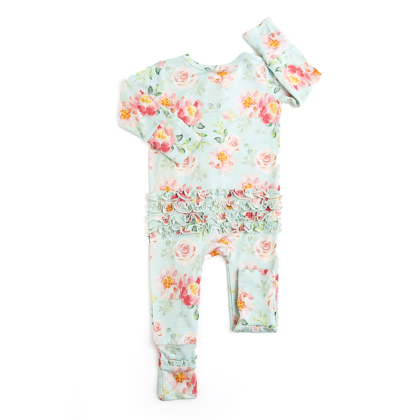 Mae Floral Ruffle Zip