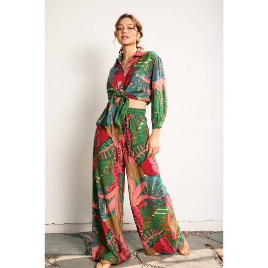 Drawing Dream Wide Leg Pull On Pants