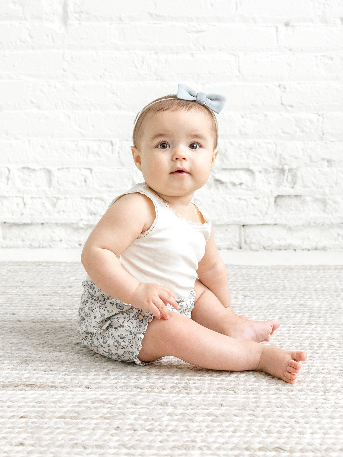 Organic Baby Luna Lace Bodysuit - Coconut