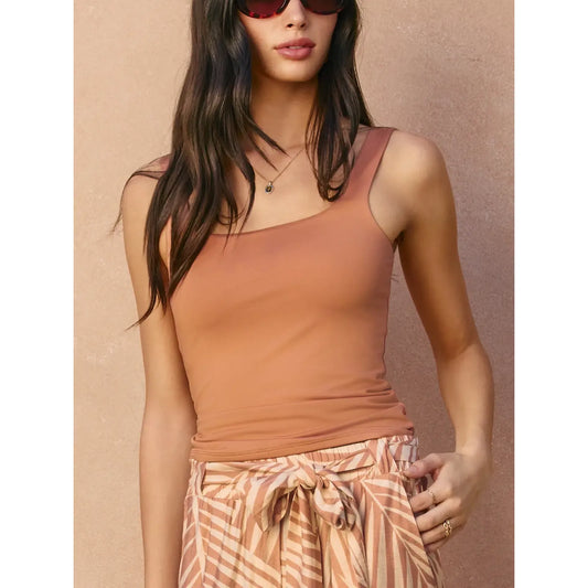 Nova Double Square Neck Tank