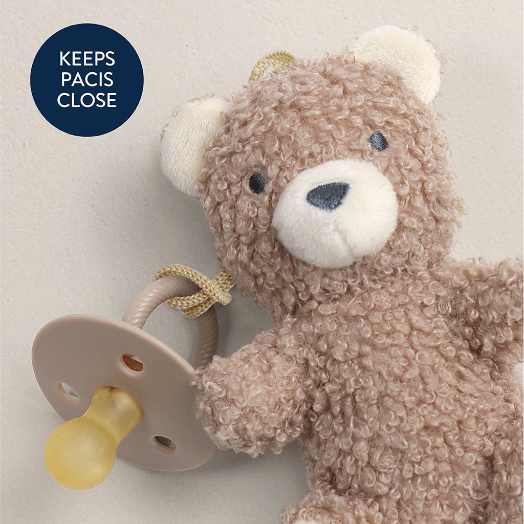 Bitzy Pal Natural Rubber Pacifier & Plush