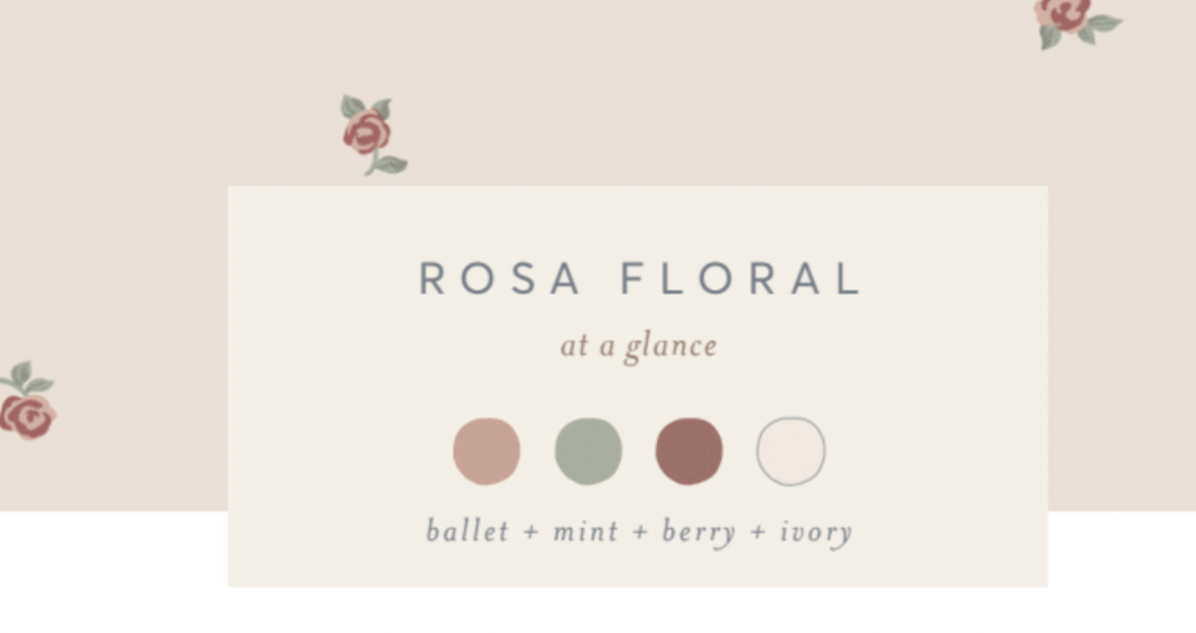 Organic Rosa Floral June Ruffle Bloomer