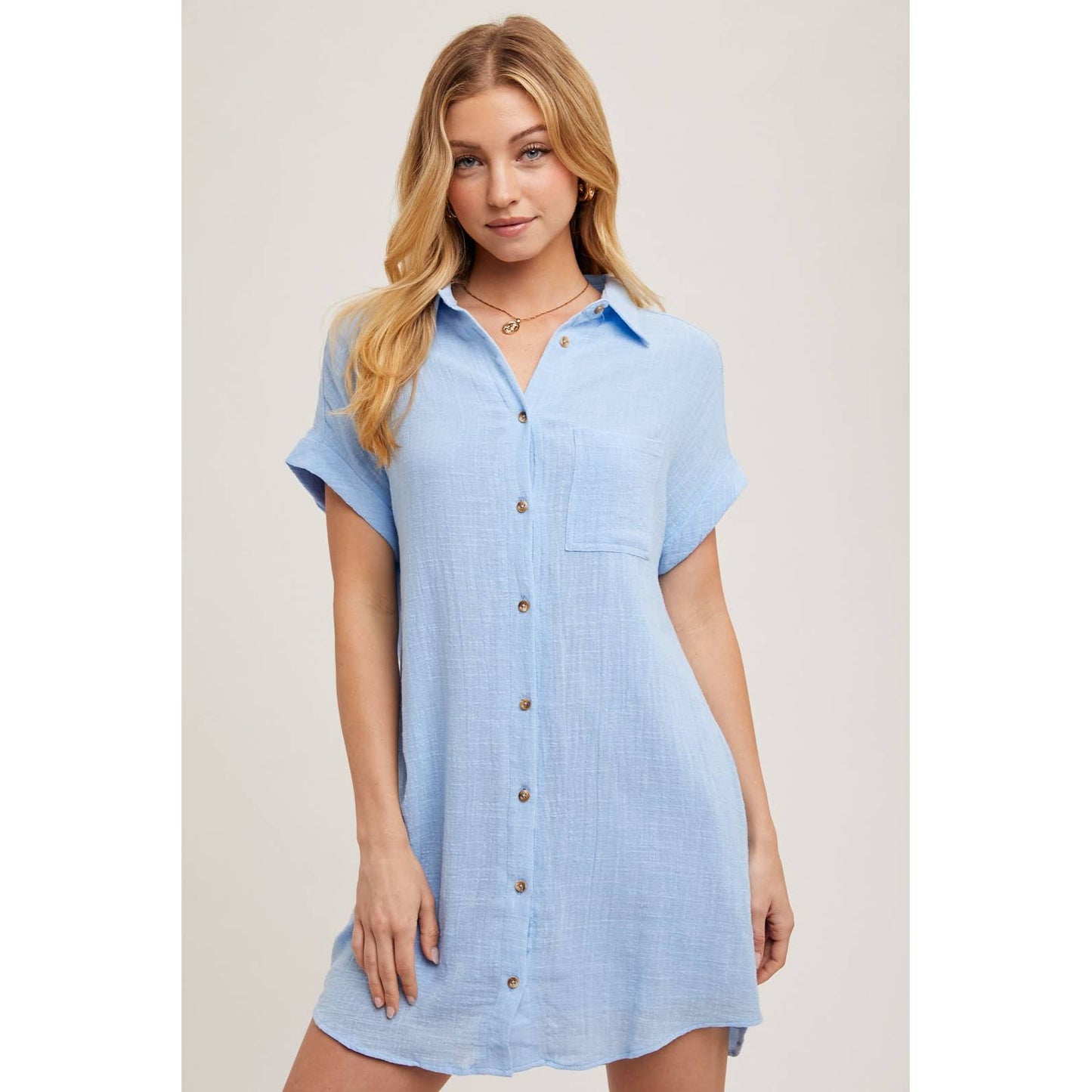 Button up Shirt Dress