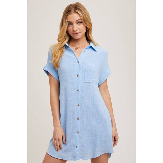 Button up Shirt Dress
