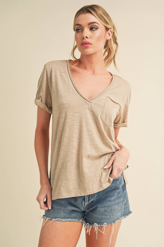 Zoie V-Neck Tee