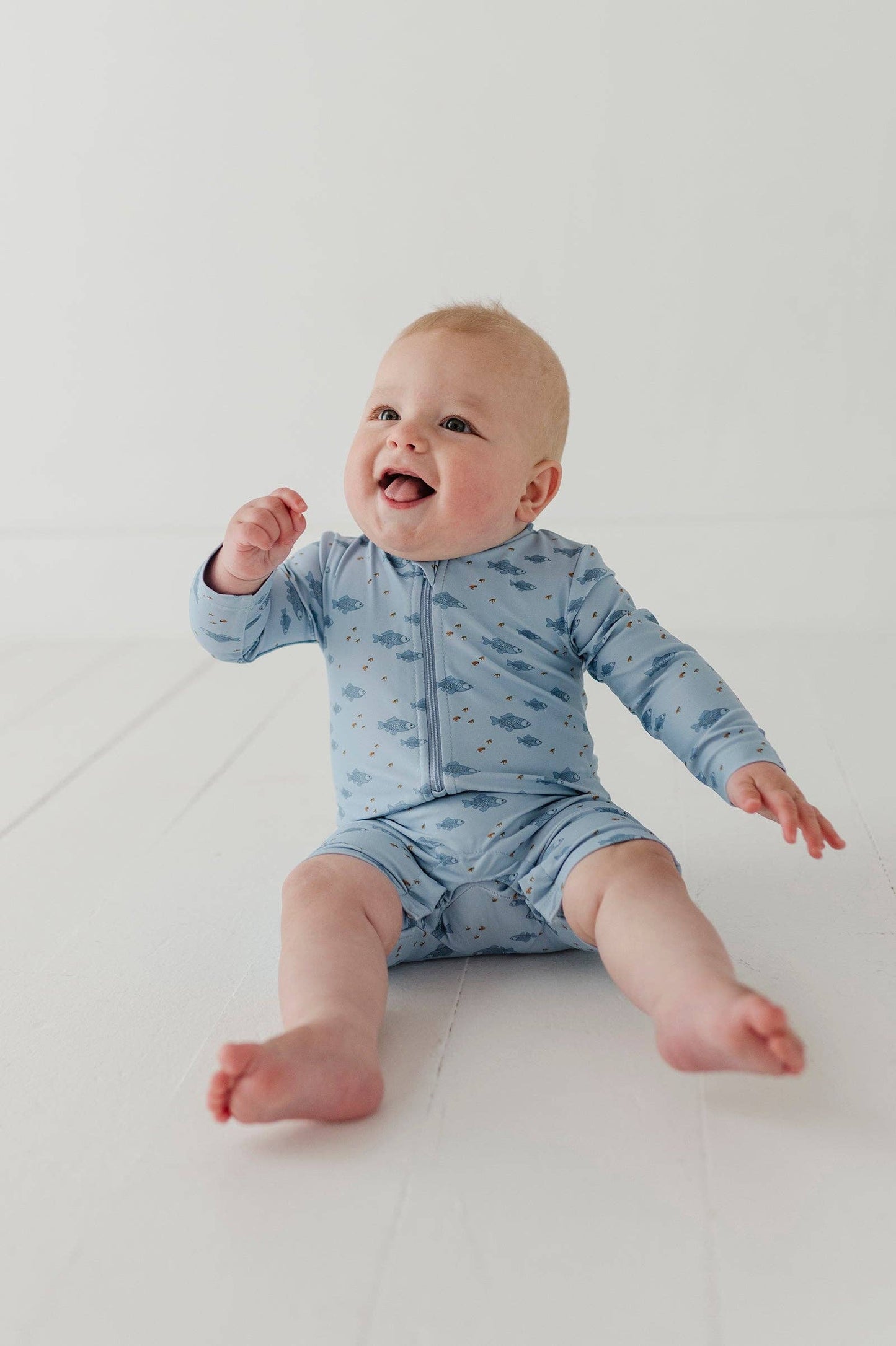 Babysprouts Baby One-Piece Rash Guard Swimsuit