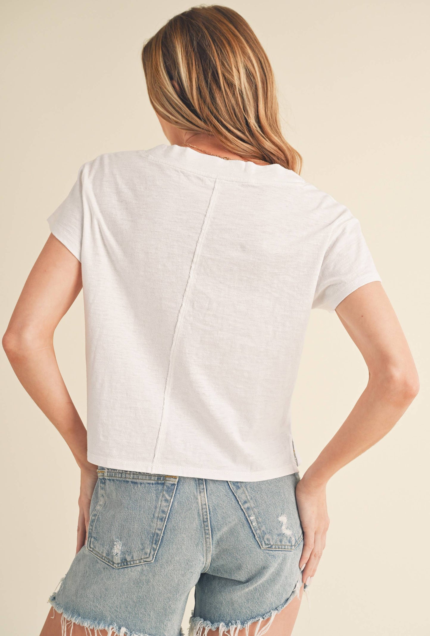 8281DK Til V-Neck Baby Top