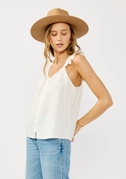 Lace Ruffle Top