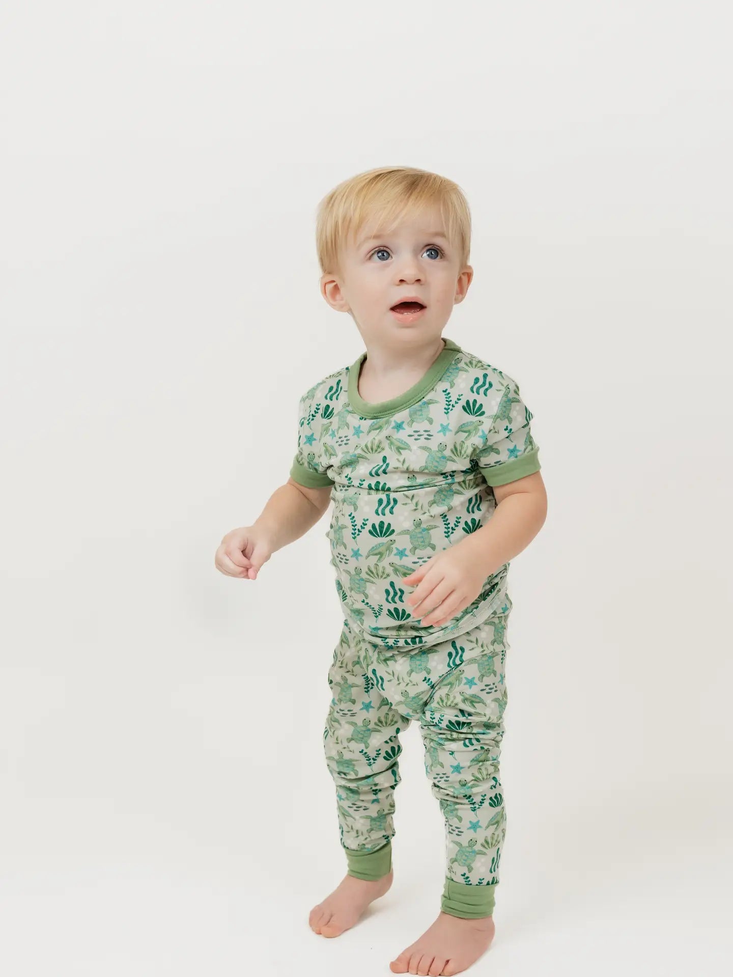 Save the Sea Turtles Bamboo Kids Pajamas