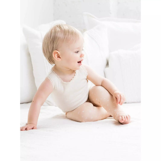 Cream Lace Bodysuit - SiestaBabyCo